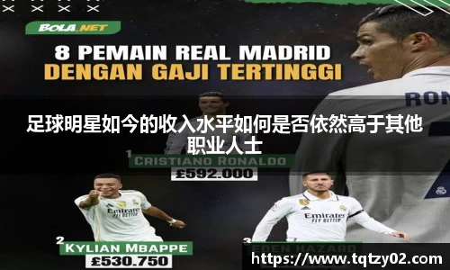 足球明星如今的收入水平如何是否依然高于其他职业人士